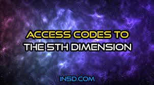 Image result for CODES TO THE 5TH DIMENSION